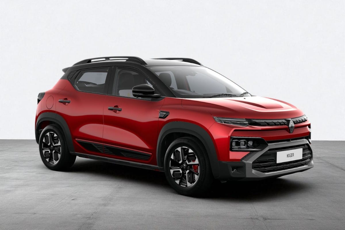 Renault Kiger Color Mystery Black Radiant Red (Dual Tone) Image – Kiger ...